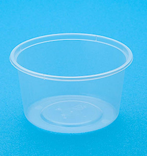 Disposable Food Container Round with Lid 440ml 10 Pack