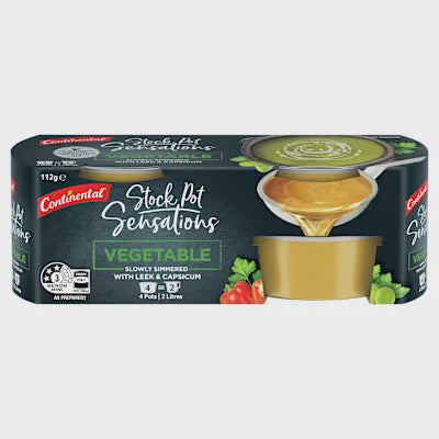 Continental Stock Pots Vegetable 4pk 112g