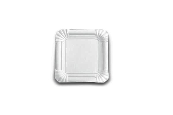 Estilo Geneva Square Paper Snack Plate 50pk