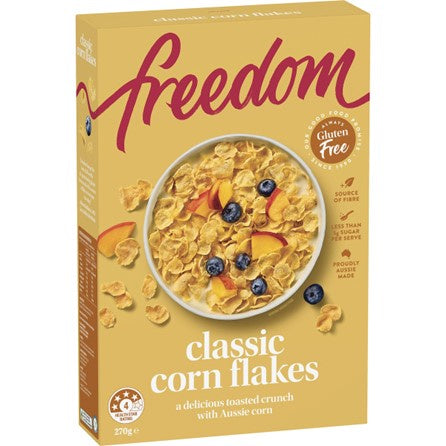 Freedom Gluten Free Classic Corn Flakes Cereal 270g