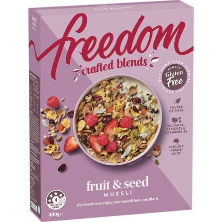 Freedom Gluten Free Fruit & Seed Muesli 400g