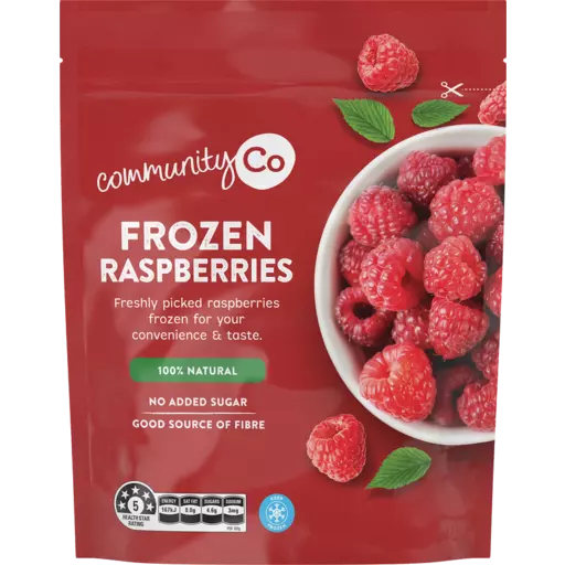 Community Co Frozen Raspberries 500g