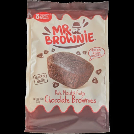Mr Brownie Choc Brownies 200g 8pack