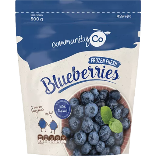 Community Co Frozen Blueberries 500g