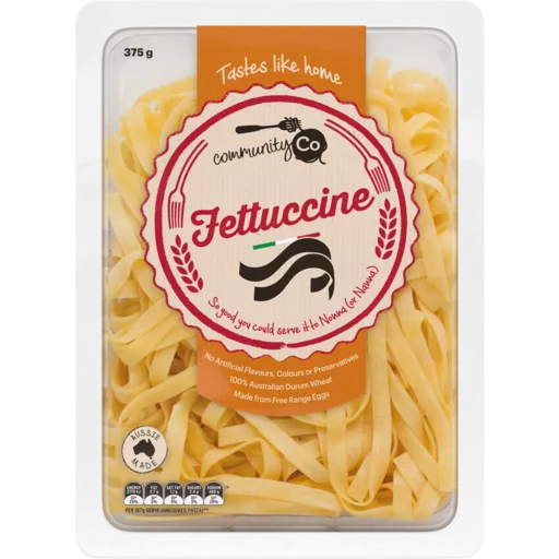 Community Co Fresh Pasta Fettucine 375g