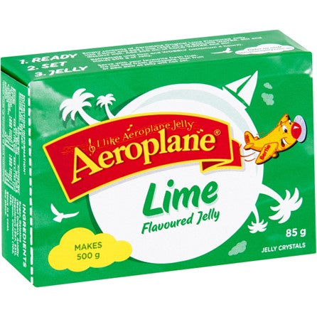 Aeroplane Lime Flavoured Jelly Crystals 85g