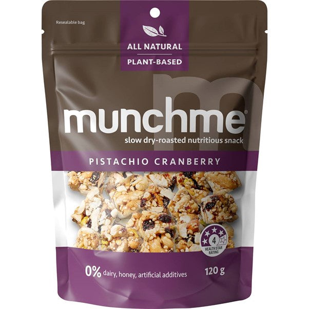 Munchme Pistachio Cranberry 120g