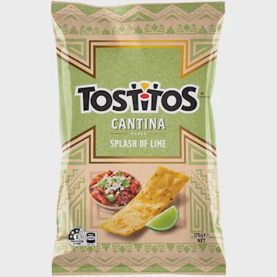Tostitos Splash of Lime Tortilla Chips 175g