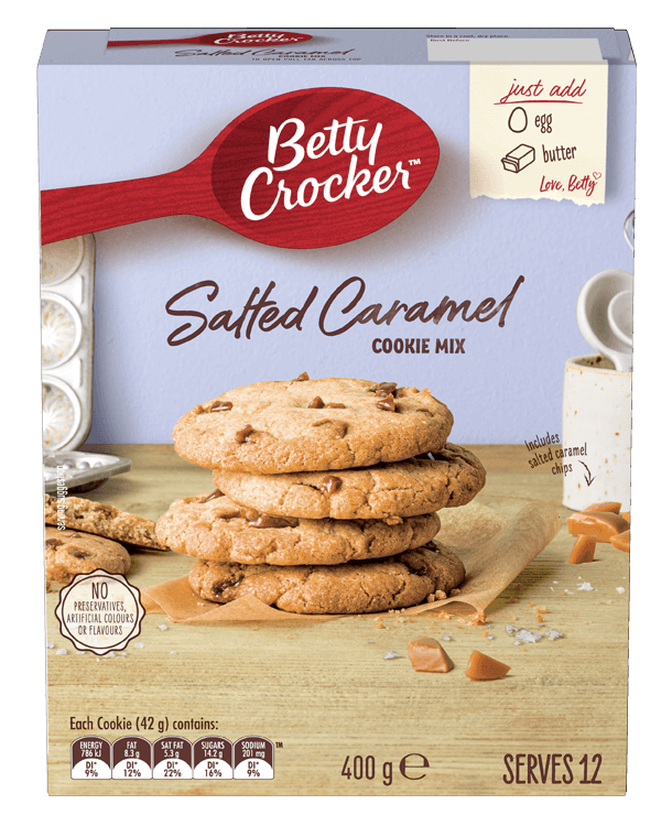 Betty Crocker Salted Caramel Cookie Mix 400g