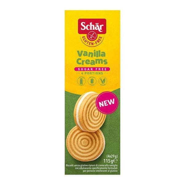Schar Vanilla Cream Biscuits 115g