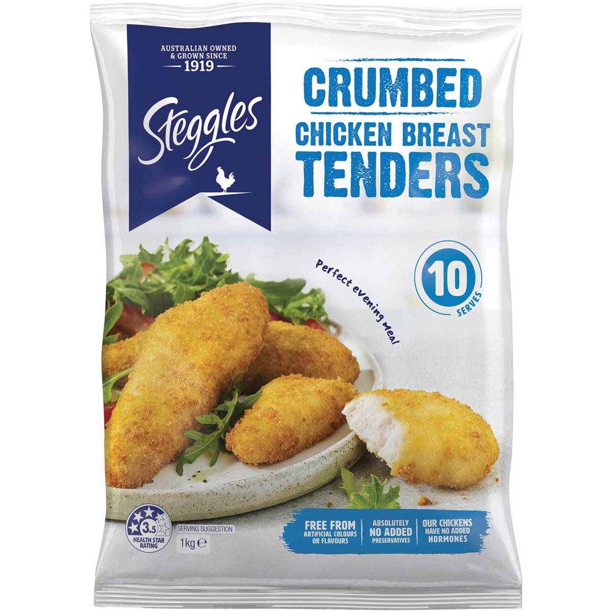 Steggles Classic Crumbed Chicken Tenders 1kg