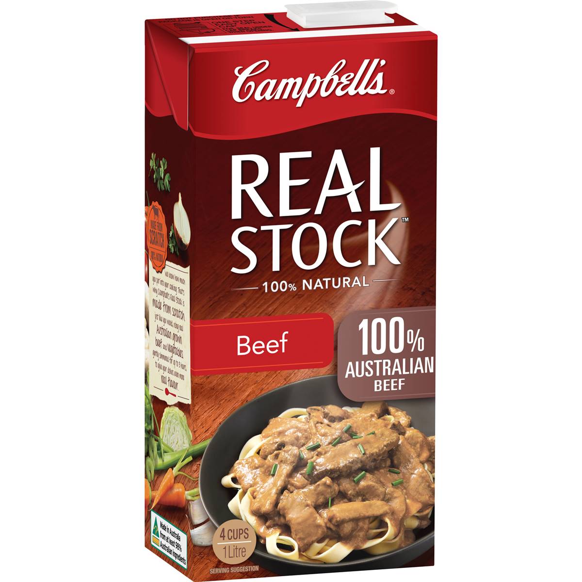 Campbells Real Stock Beef 1L