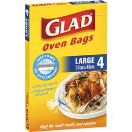 Glad Oven Bag Large 4pk