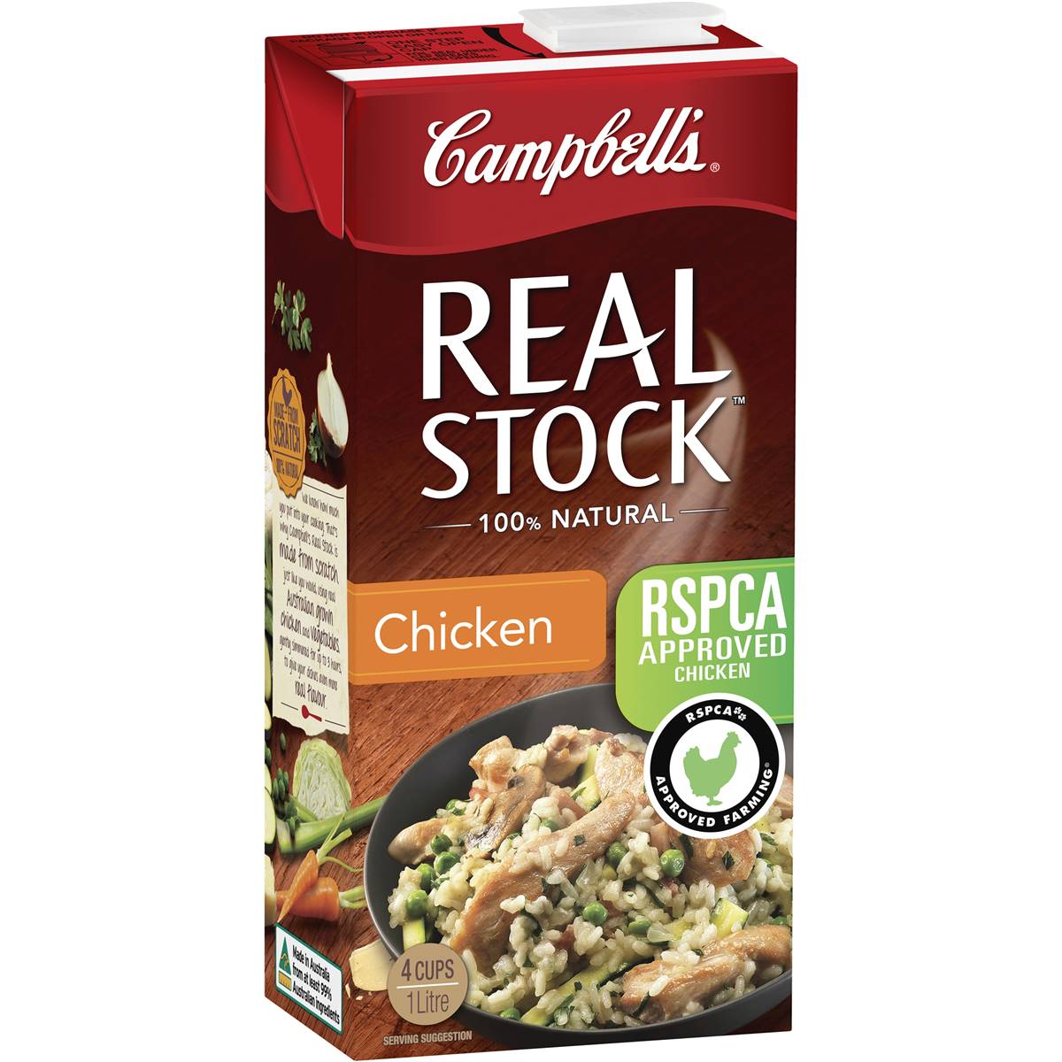 Campbells Real Stock Chicken 1L