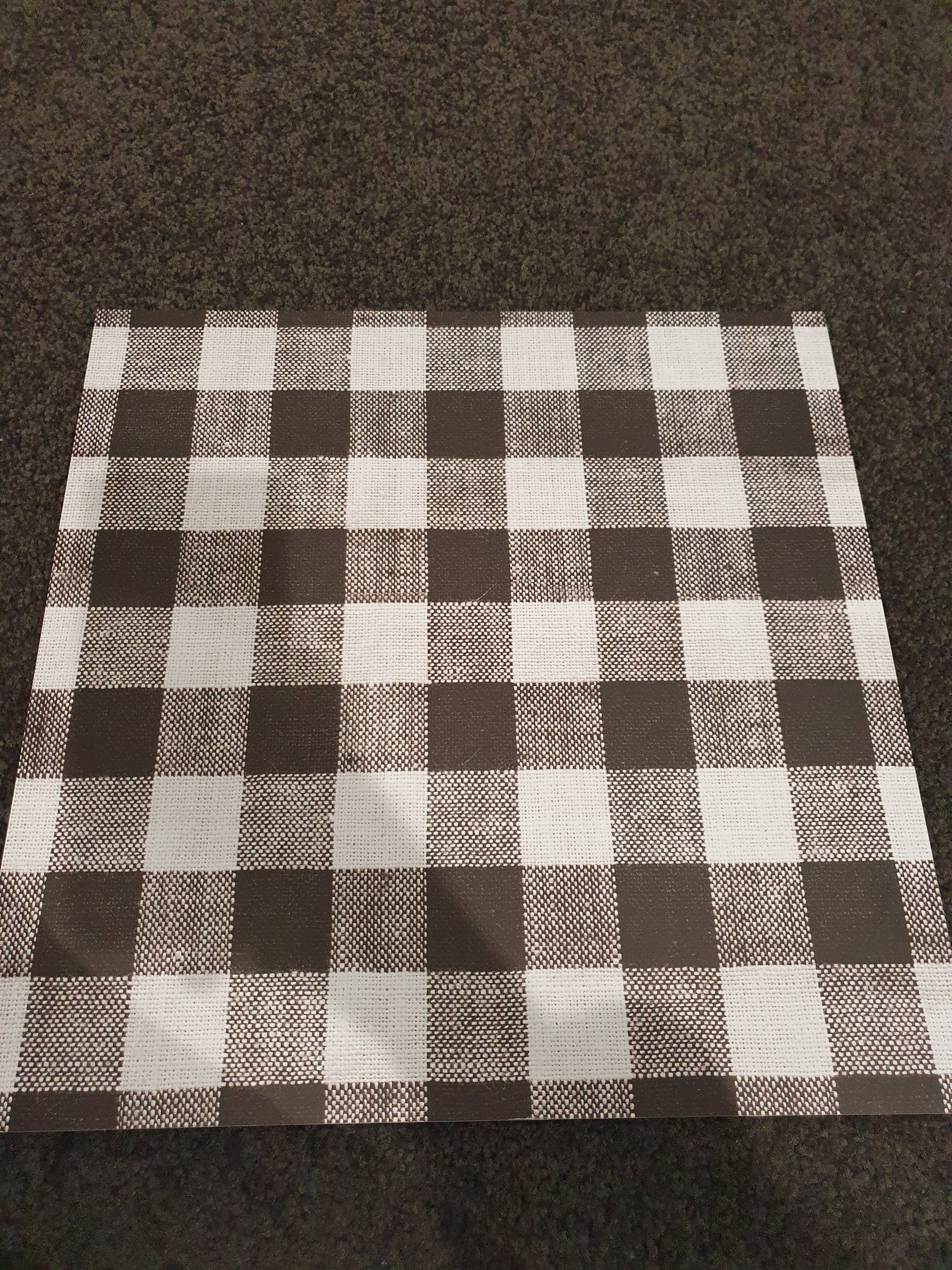 Paper Placemats - Gingham Large Check Square