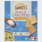 Sunbites Crackers Sea Salt 105g