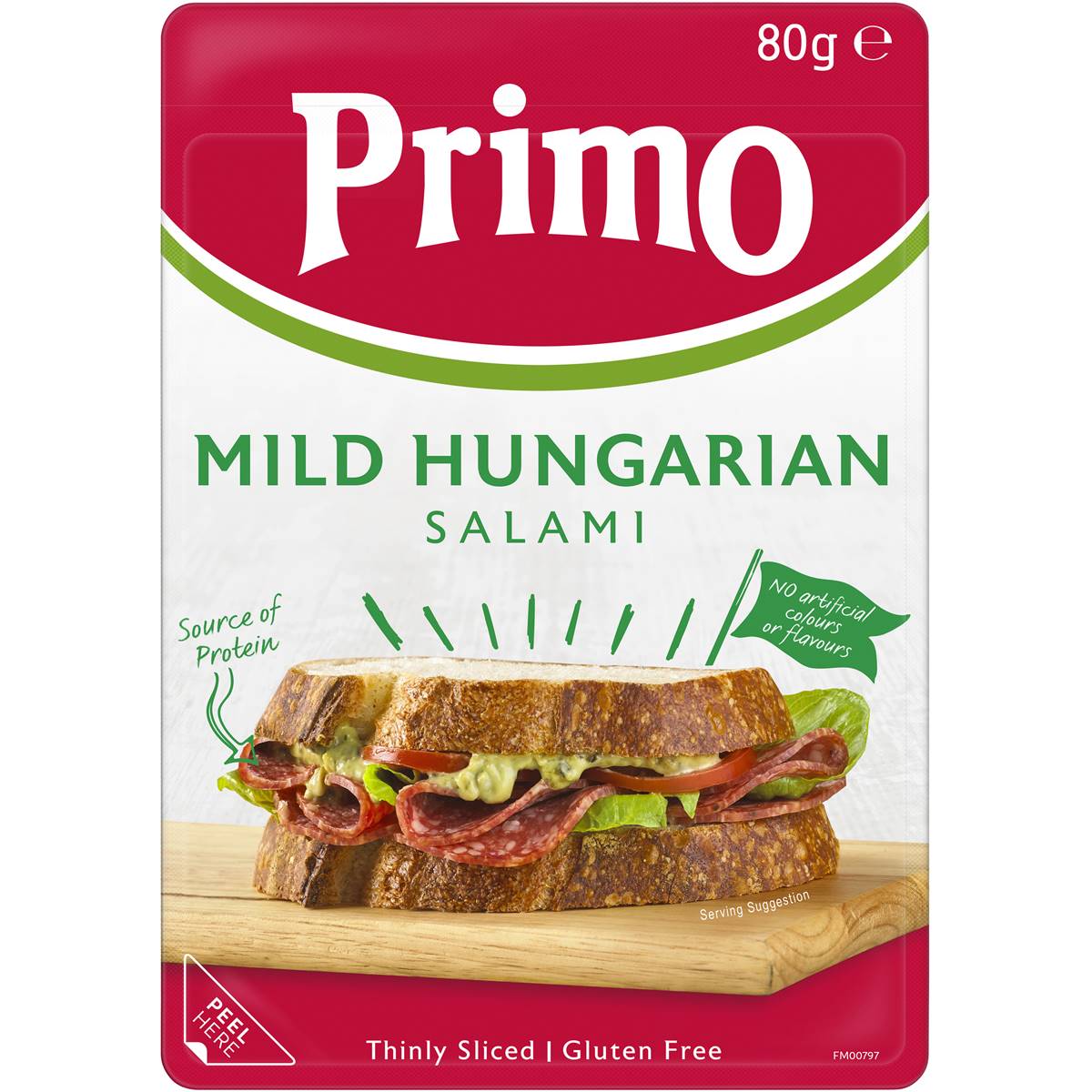 Primo mild Hungarian Salami 80g