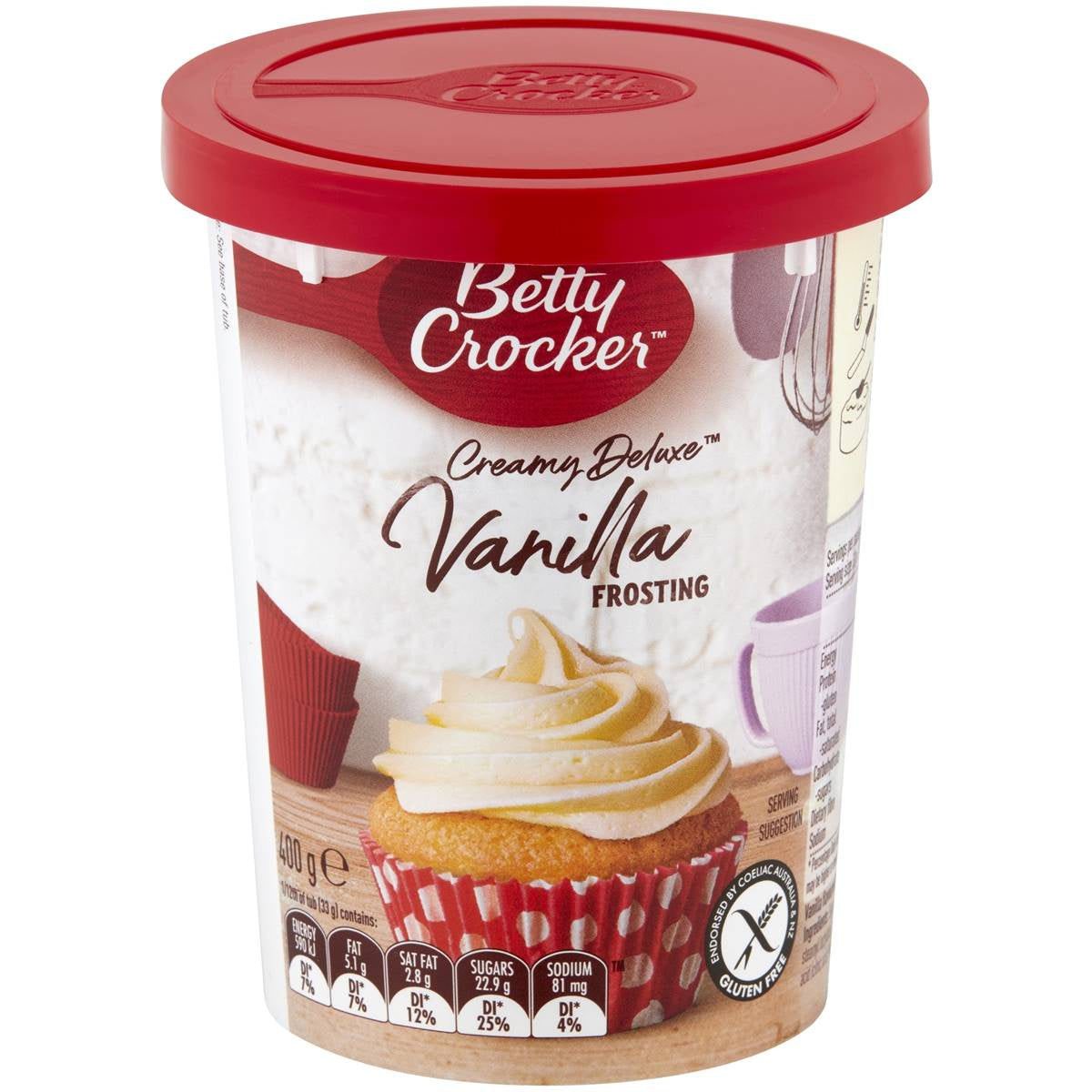 Betty Crocker Frosting Vanilla 400g