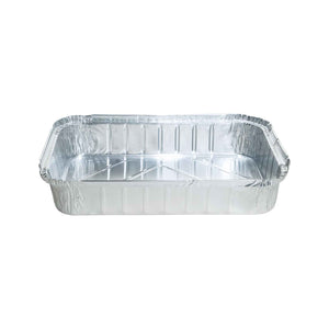 Foil Container with Lid 2.5L narrow deep rectangle #460 4 Pack