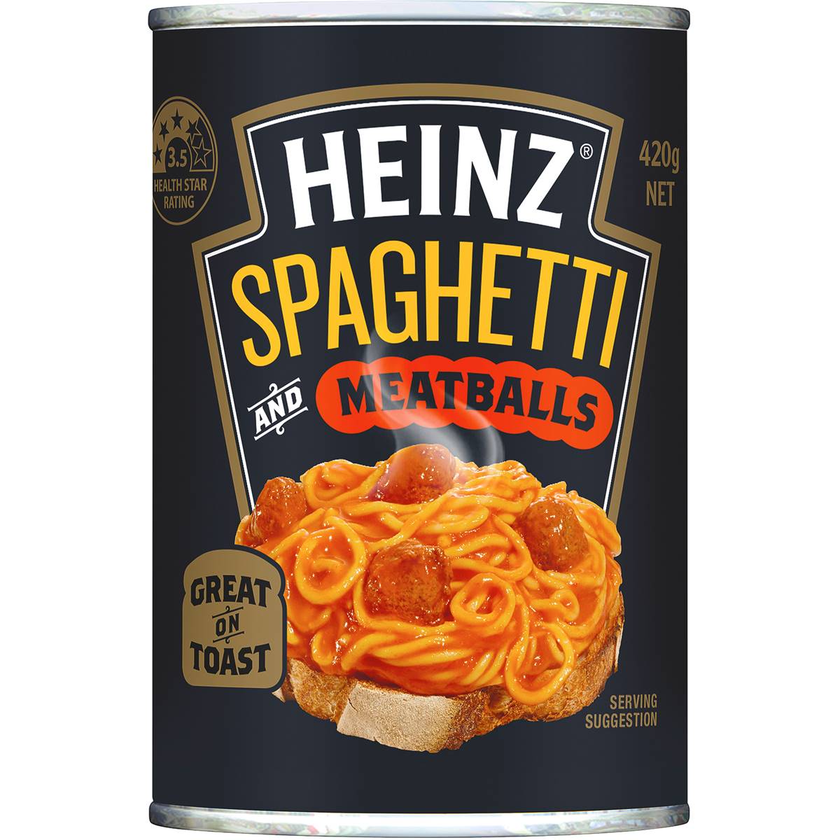 Heinz Spaghetti & Meatballs In Tomato Sauce 420g