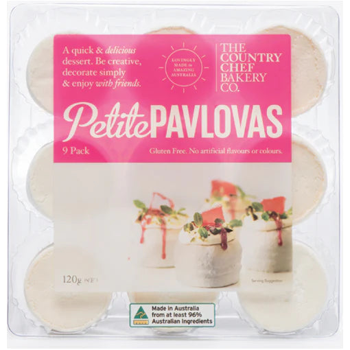 Country Chef Petite Pavlovas 9pk