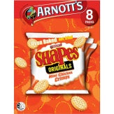 Arnotts Shapes Multipack Mini Chicken Crimpy 200g