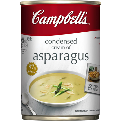 Campbells Condensed Soup Cream Of Asparagus 420g