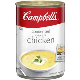 Campbells Condensed Soup Cream Of Chicken 420g