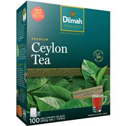 Dilmah Pure Ceylon Premium Tea Bags 100pk 200g