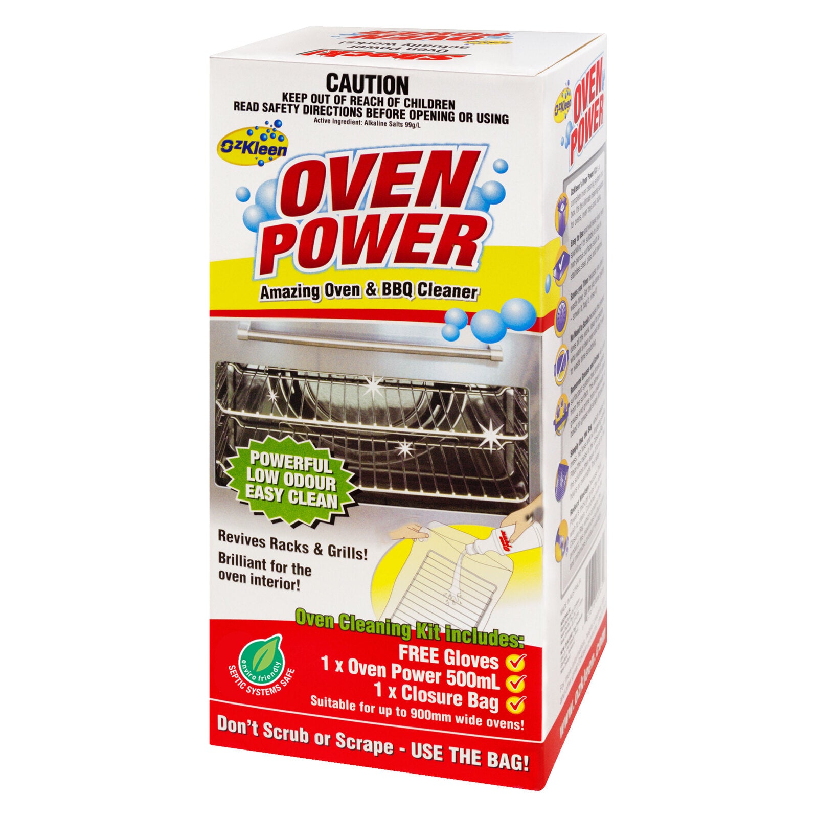 Ozkleen Oven Power Oven & BBQ Cleaner Kit