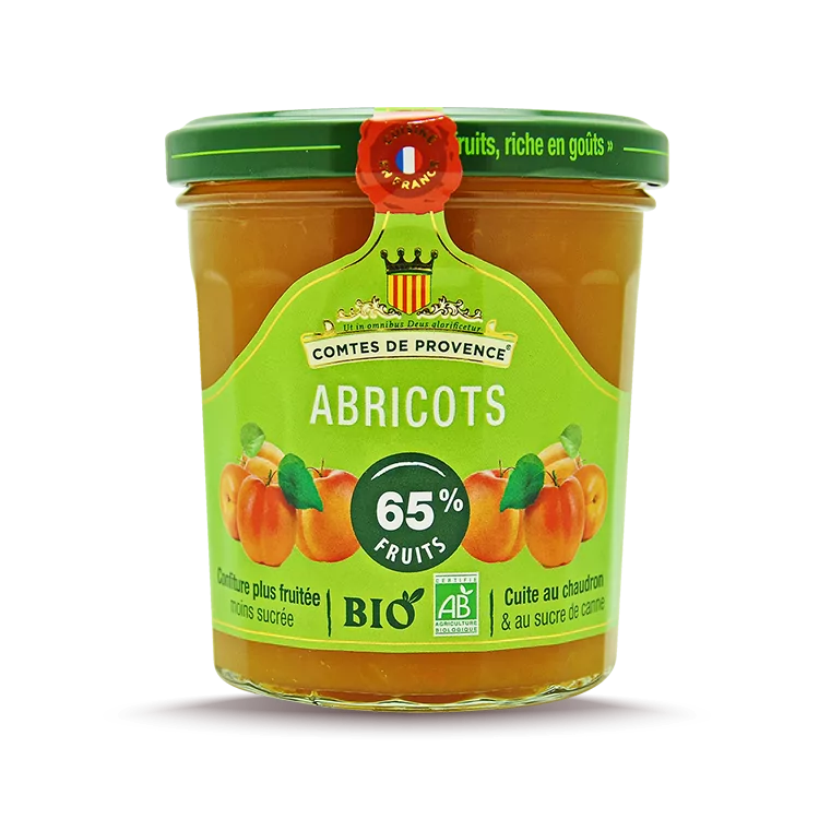 Les Comtes de Provence Fruit Spread Organic Apricot 350g