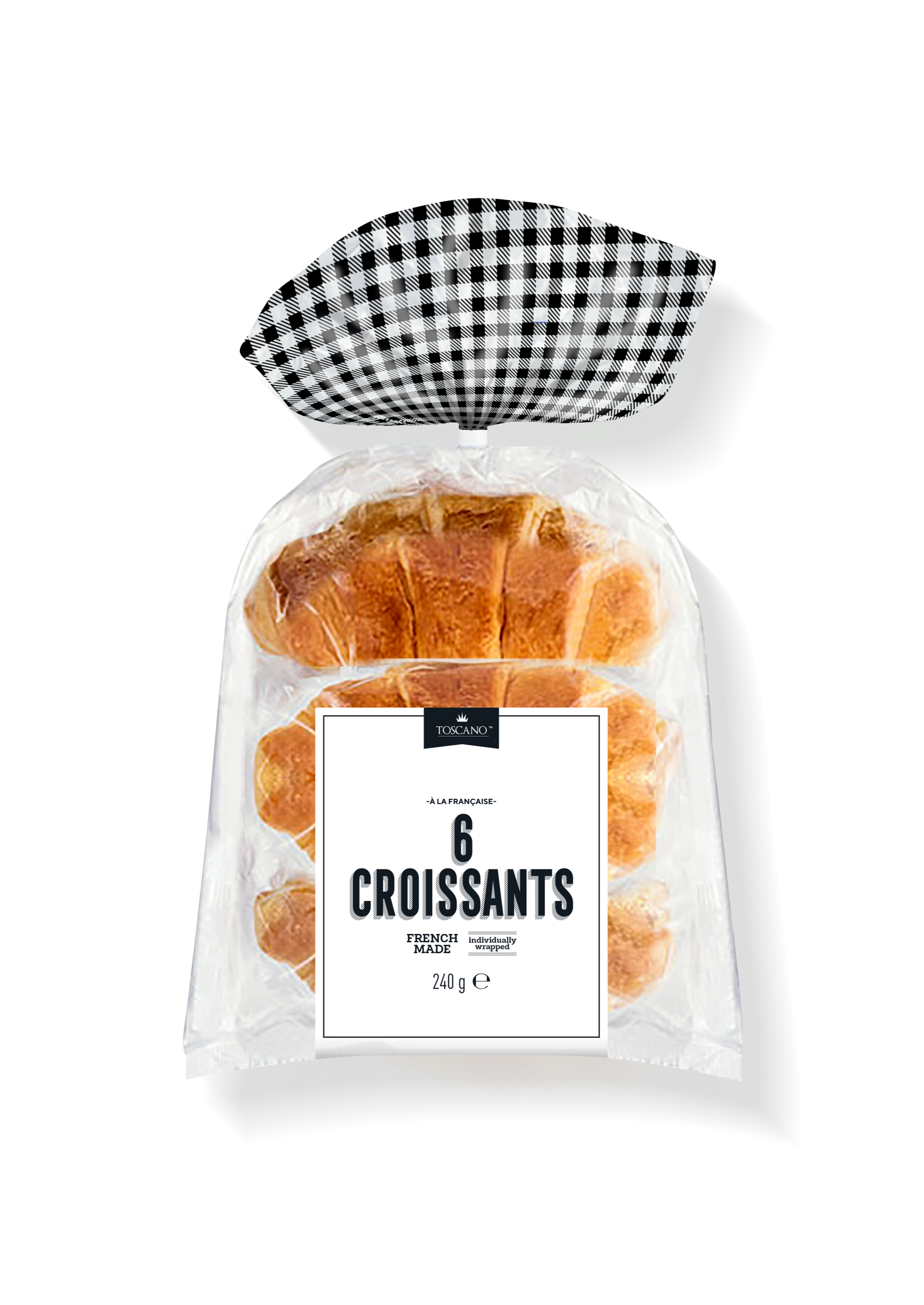Toscano French Croissants 6 pack 240g
