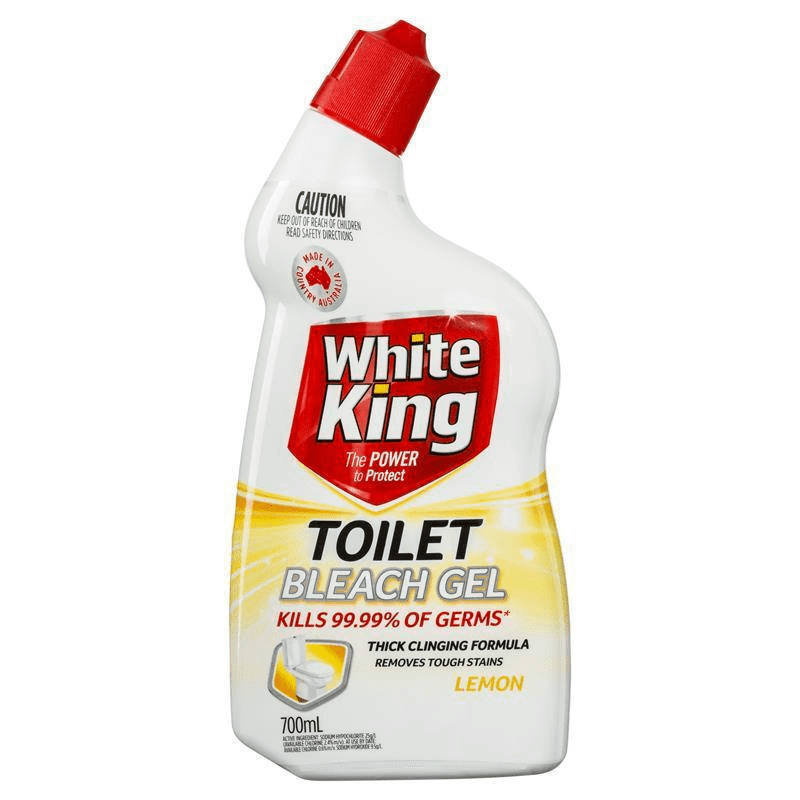 White King Toilet Cleaner Gel Lemon 700ml