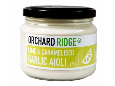 Orchard Ridge Lime & Garlic Aioli 270g