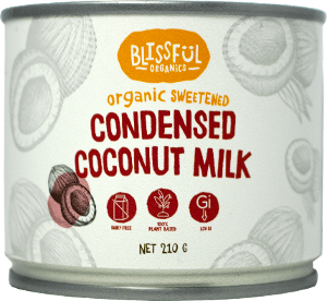 Bliss Organic Sweetened Condensed Coconut Milk 210g