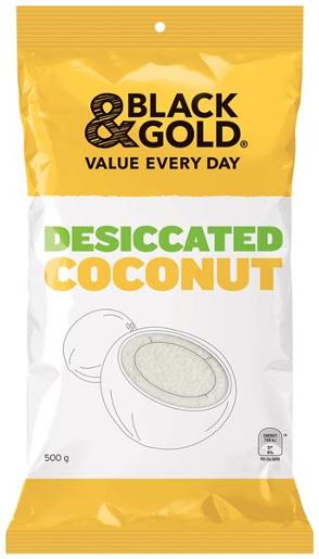 Black & Gold Coconut Desiccated 500g