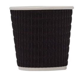 Disposable Triple Wall Soup Cup Black 4oz 25 Pack