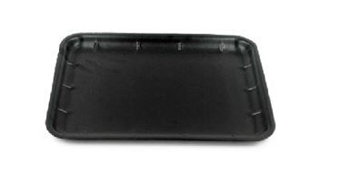 Foam Food Tray 11 x 9"  Black