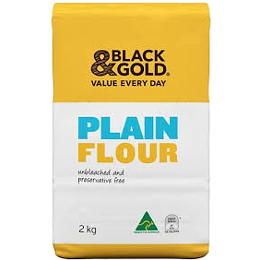 Black & Gold Plain Flour 2kg