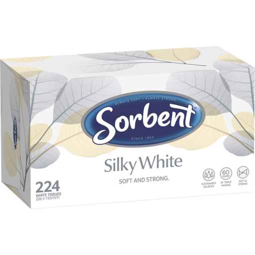 Sorbent Tissues Soft White 250s