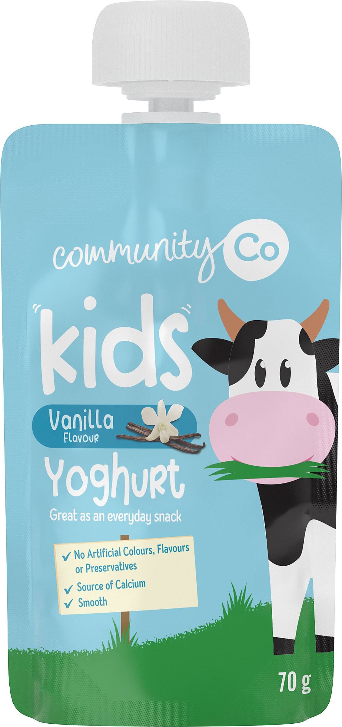 Community Co Yoghurt Pouch Kids Vanilla