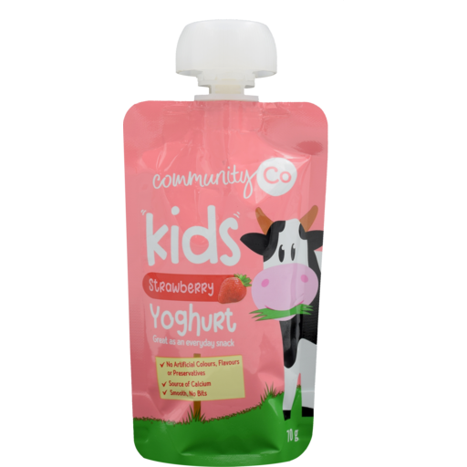 Community Co Yoghurt Pouch Kids Strawberry