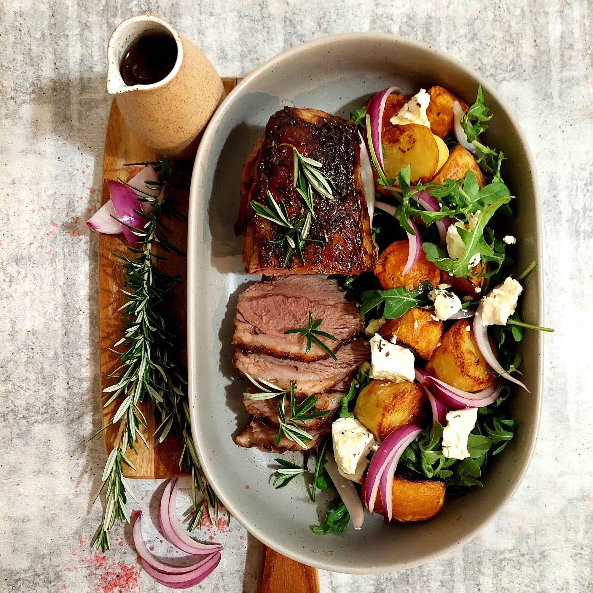 Minted Lamb Salad Dinner in a Box 4-5 serves