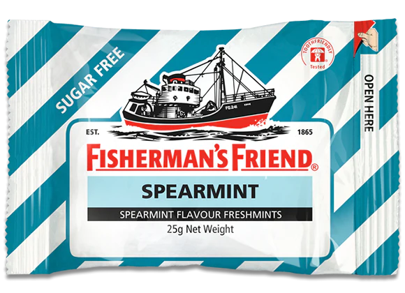 Fisherman's Friend Lozenges Spearmint Sugar Free 25g