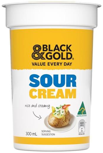 Black & Gold Sour Cream 300g